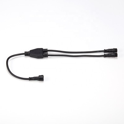 2 way splitter 20AWG waterproof Dc Power Cable for Led light bars/strips